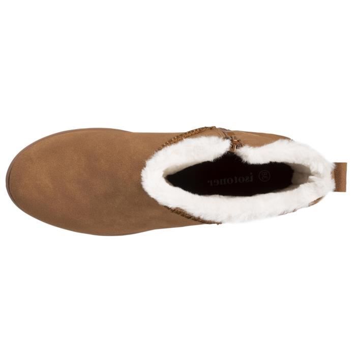 Bottines nubuck camel femme sales