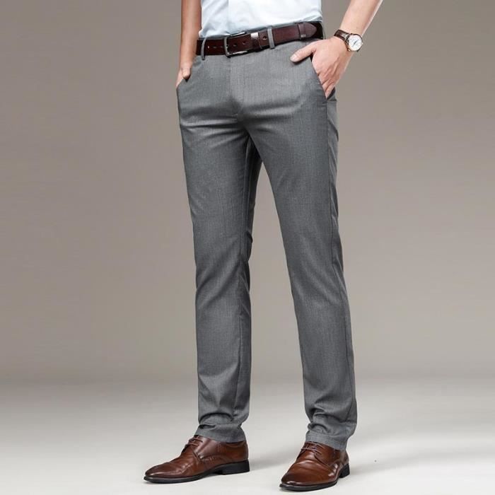 Pantalon homme habillé coupe droite shop