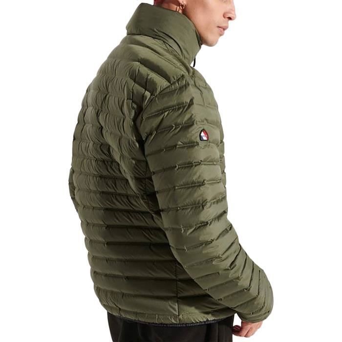 Doudoune SUPERDRY Core Down Padded Mousse sombre Homme