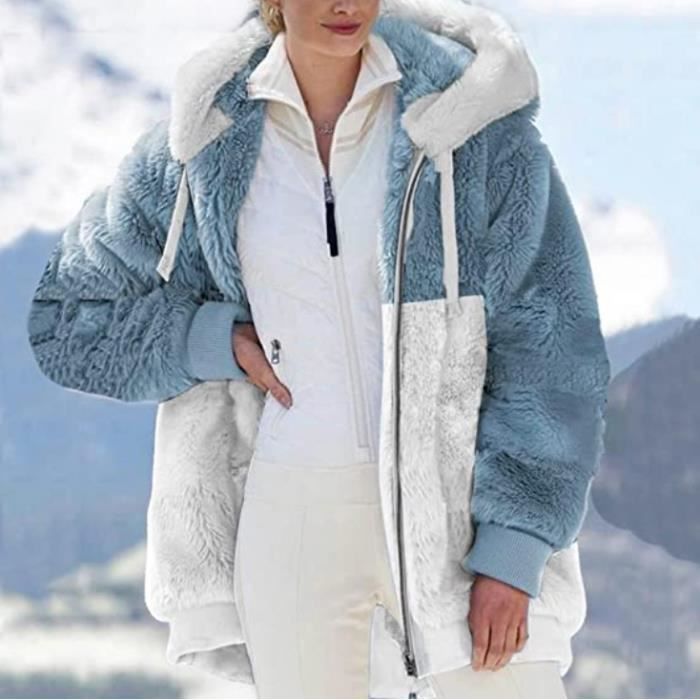 Veste polaire longue femme sales