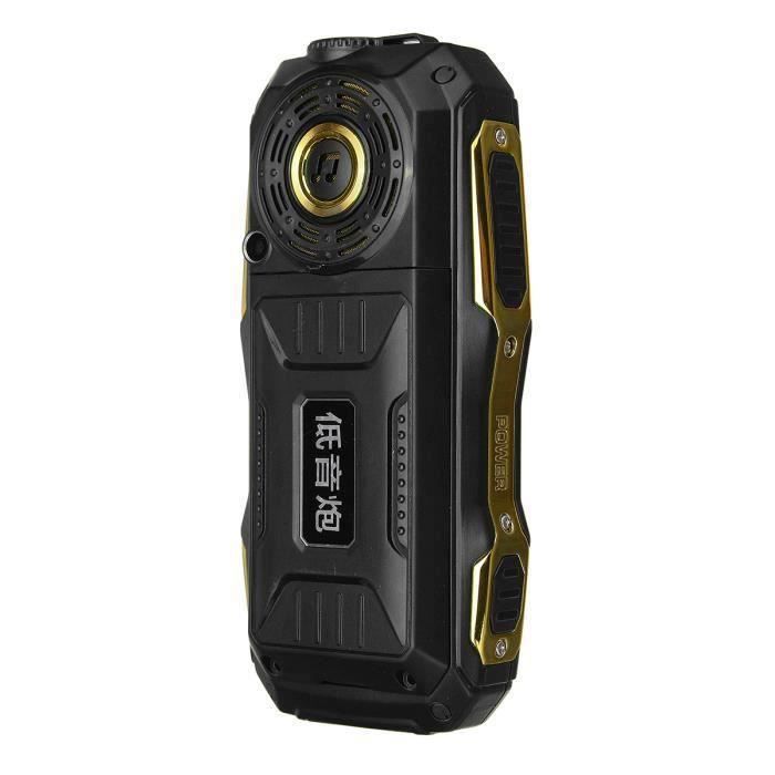 Gu232 Téléphone Portable Écran 2.6 pouce Torch Double Carte Sim 16800mah ...