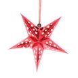 Arbre de Noël pentagram abat-jour étoile papier suspendus Noël décor de mariage fournitures/367/5000 rouge-2