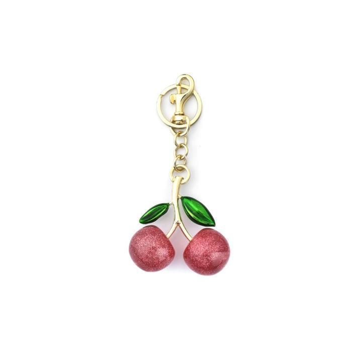 Porte-clés Fleur Rose Avec Pendentif En Forme De Fleur De