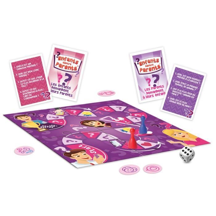 Enfants Contre Parents 10 Secondes Kids Familial Jeux de Société pour  Enfants et Adultes Quiz Jeu de Cartes 4+ : : Jeux et Jouets