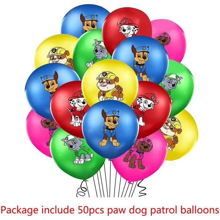 Decoration Anniversaire Fille 2 Ans, Ballon Pat Dog Patrouille