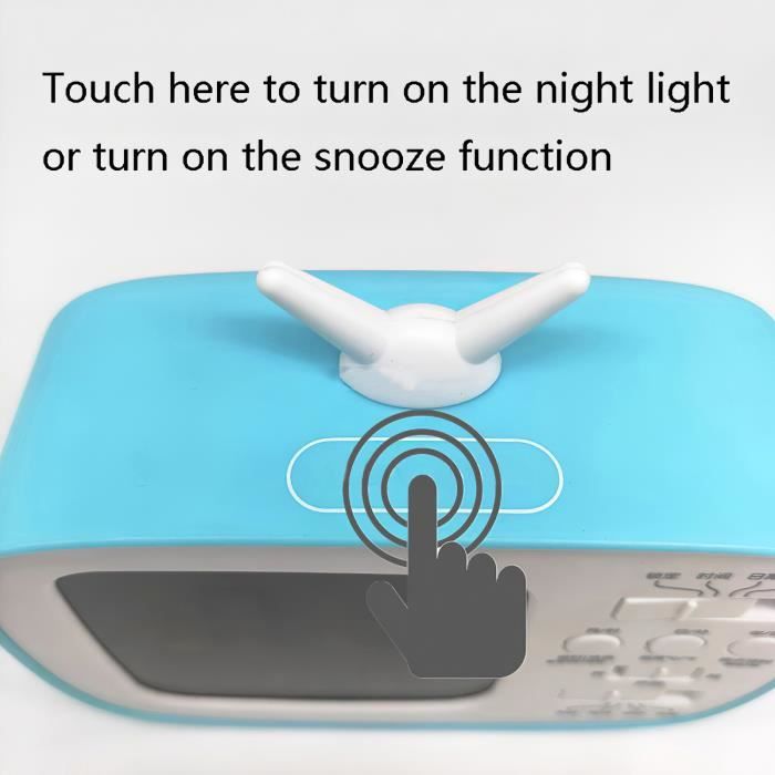RTFGHJS Réveil – Alarme numérique LED éléphant avec veilleuse 7 couleurs, petit écran LED, horloge numérique, température et calendrier de voyage, horloges électroniques pour chambre à coucher, bureau RTFGHJS Réveil – Alarme numérique LED éléphant avec veilleuse 7 couleurs, petit écran LED, horloge numérique, température et calendrier de voyage, horloges électroniques pour chambre à coucher, bureau
