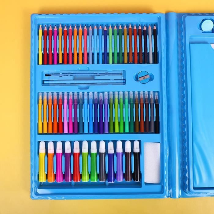 CRAYON DE COULEUR - CRAIE GRASSE Boîte de 120 Crayons de CouleurLes  Meilleurs Crayons pour EnfantsAdultes et ArtistesIdéal