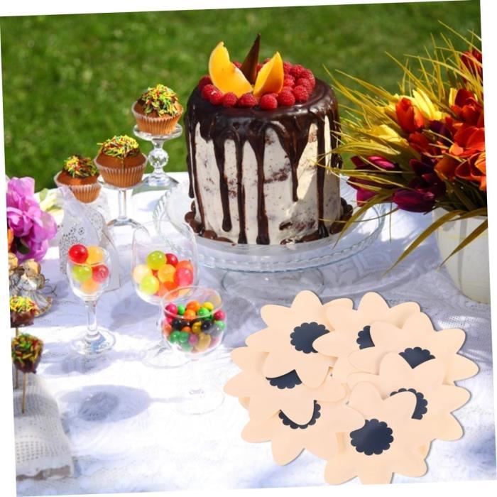 25 pièces assiettes en papier pour fête d'anniversaire assiettes en papier  jetables assiettes à gâteau rondes vaisselle en papier 