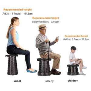 Tabouret Trépied Pliant Jrudjsnhhty - Pour Pêche, Camping, Extérieur - Acier Et Tissu Oxford Vert