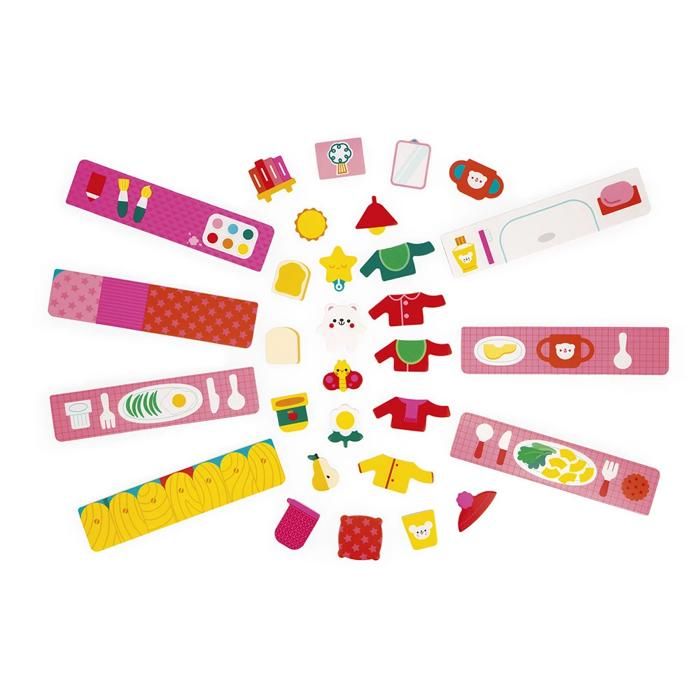 Janod - Jeu Éducatif Magnétique - 30 Pièces Magnétiques Géantes - Développe la Motricité Fine - Jouet d'Eveil en Bois - Dès 2 Ans, J08035 Janod - Jeu Éducatif Magnétique - 30 Pièces Magnétiques Géantes - Développe la Motricité Fine - Jouet d'Eveil en Bois - Dès 2 Ans, J08035