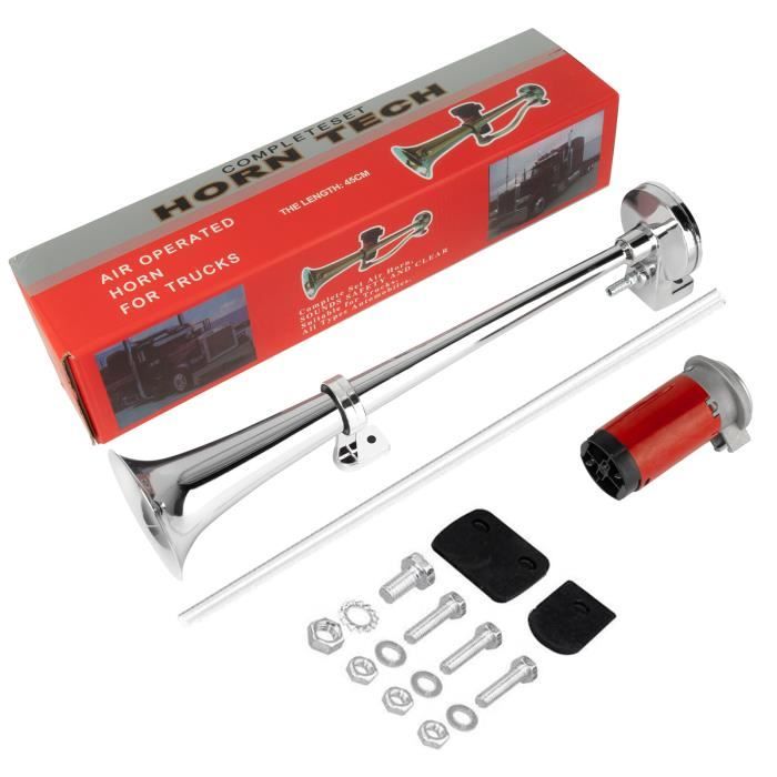 Klaxon à Air Super Fort 12V, 1 Paire, Klaxon Rouge... - Grandado