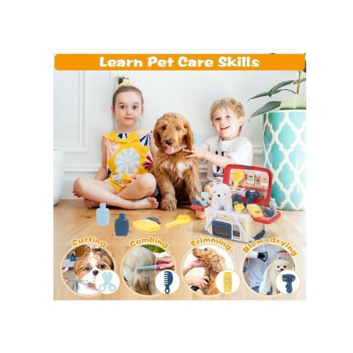 Cadeau Enfant 3-8 Ans Jeu Vétérinaire Chien Interactif électrique