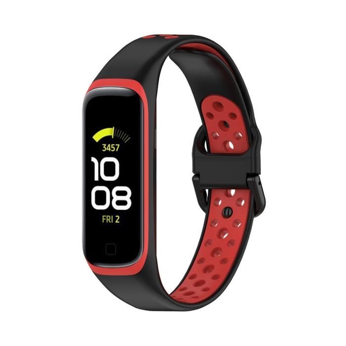 Bracelet pour montre connectée Garmin Fenix 6 22mm Silicone Smart Watch de  remplacement Rouge