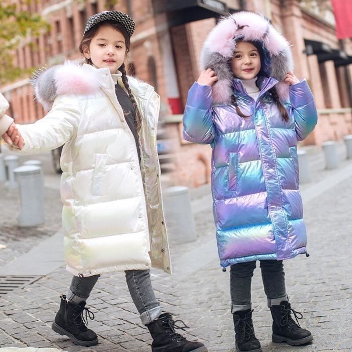 Doudoune fille 2022 nouvelle veste en coton brillant paissie en