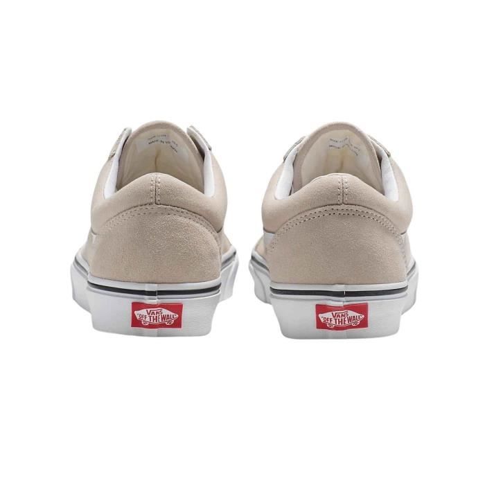 Baskets VANS Old Skool Beige Lacets Mixte Beige