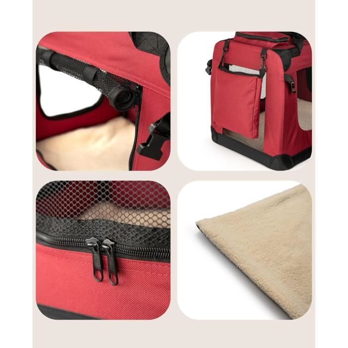 TRESKO® Caisse de transport pliable, avec tapis de fuite, spatule et