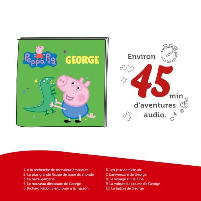 Figurine audio Tonie Peppa Pig George TONIES® - Cdiscount Jeux - Jouets