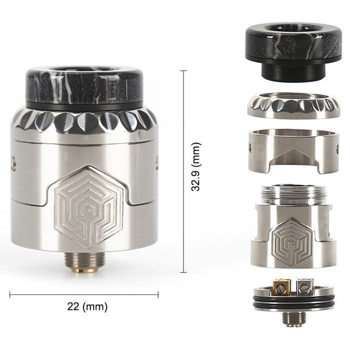 Cigarette electronique Vapotage Vape PRO : Plateau Artha Gen 2  {RDA-RBA-RTA} 24 mm Couleur SS ARGENT Coil Reconstructible - Cdiscount Au  quotidien