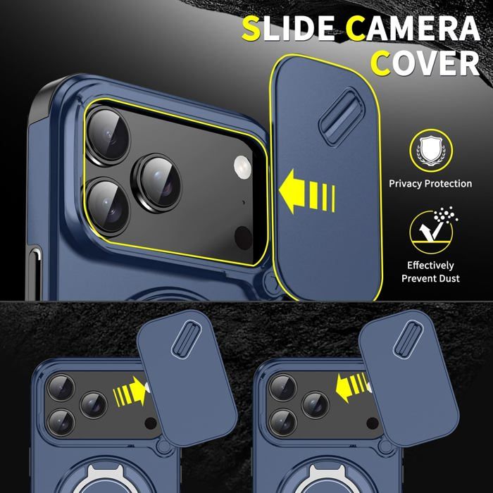 Coque IPhone 11 à 17 Pro Max Luxe - Magnétique MagSafe, Antichoc, Protection Objectif Verre Trempé, Neuf