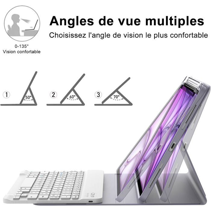 Clavier Détachable Pour IPad Air 13 Pouces (M3/M2 2025) Et IPad Pro 13 M4 - European Max Store