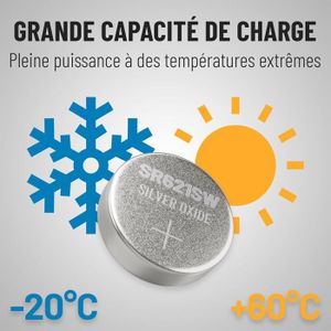 Lot De Piles Bouton Montre Renata / MuRata 319 321 - Argent 1.55V, Neuves, SR527SW SR616SW