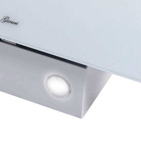 GURARI Hotte îlot GCH I 431 120 IS PRIME, Hotte aspirante îlot 120 cm, inox