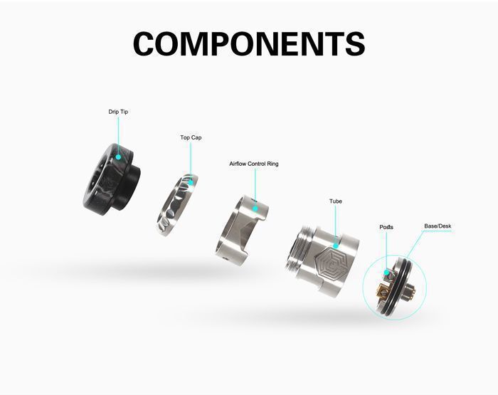 Cigarette electronique Vapotage Vape PRO : Plateau Artha Gen 2  {RDA-RBA-RTA} 24 mm Couleur SS ARGENT Coil Reconstructible - Cdiscount Au  quotidien