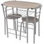 Ensemble Table A Manger 2 Personnes 2 Chaises Mdf Style