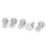 50 pcs hexagonal vis DIN 933-Acier inoxydable a4-70 Filetage à tête m10x 50