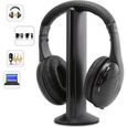 Casque sans fil ecouteurs pour pc tv radio