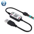 5V RGB étanche bande lumineuse LED Bluetooth APP contrôle USB TV fond mur lumière bande-0