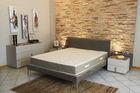 KING OF DREAMS Matelas 90x190 cm epaisseur 23 cm avec face de contact latex densit 80 Kg-m3 - Tissu 100 Coton - Compatible Sommiers Articuls -