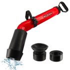 OXEO Déboucheur canalisation Pro - 3 Adaptateurs Inclus - Déboucheur à pompe - Evier - Toilette - Baignoire
