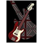 UNAMOURDETAPIS Tapis enfant BC UNION ROCK GUITARD Noir 140x200 Fait en Europe