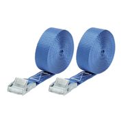 Sangles à Cliquet 1m X 25mm - Lot De 6, Capacité 150kg, Polyester Vert