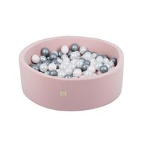 Piscine à Balles pour Bébé MISIOO - Smart - Rose - Rond 90x27 cm
