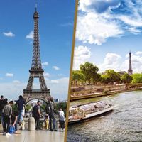 Smartbox - Croisière d'1h sur la Seine et visite guidée de la tour Eiffel d'1h30 à Paris en duo - Coffret Cadeau - 