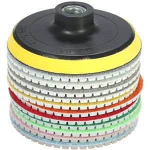 Raizi 1 Pc 4/5/7 pouces disque de ponçage de polissage de granit 7 étapes béton granit marbre diamant sec tampons de polissage outil  1420