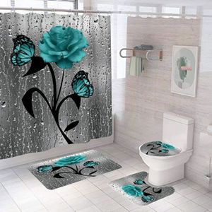 Tapis de salle de bain et tapis contour WC en coton