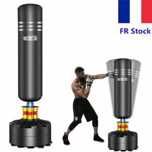 SAC DE FRAPPE Sac de frappe de boxe sur pied Noir Adulte - FR Stock - Idéal pour boxe, kick boxing