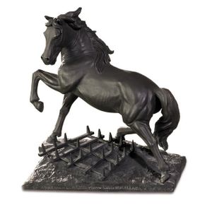 katerina prestige Reproduction Statue Cheval cabre de Leonard de Vinci Coloris Bronze 21/17,5/7,5 cm