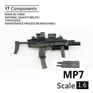 KIT MODELAGE couleur MP7 Pistolet en plastique assemblé pour fi