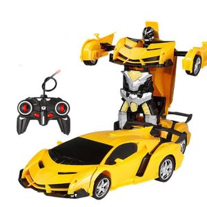 Transformers VoitureJaune Robot telecommande electric jouet jeu enfants  +6ans