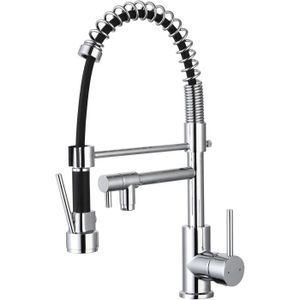 ESSEBAGNO PRO Mitigeur EVIER A DOUCHETTE ON/OFF CHROME Mitigeur évier chromé à douchette hauteur 400mm