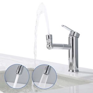 💎💗Robinet mitigeur lavabo évier cascade de salle de 💎💗bains robinet en  verre poli avec robinet d'arrivée d'eau - Cdiscount Bricolage