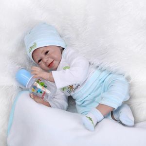 POUPÉE Poupée bébé Reborn LOLI® en silicone de 55cm pour filles - Jouet doux pour enfants