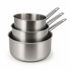 Set De 3 Casseroles Inox 16/18/20cm - Compatible Lave-Vaisselle - 138600007