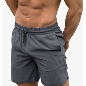 SHORT DE SPORT Short,Shorts de fitness pour hommes, courts de musculation, de survêtement de marque,séchage rapide- gray1[D5848]