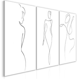 TABLEAU - TOILE Tableau Personnages Silhouettes (Collection) 60x30