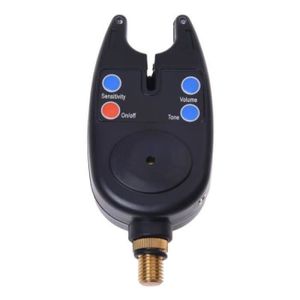 OUTILLAGE PÊCHE Alarme Detecteur Indicateur De Touche Peche LED Sonore Visuel -2152